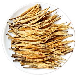 云南凤庆滇红茶 特级金针Yunnan Golden Special - Black Loose Leaf Tea - Best Chinese Black Tea - Organically Grown - Perfect Morning Tea - 100g (3.5-ounce)