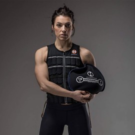 Hyperwear SandBell Sandbag Training Free Weight (Pre-Filled) (4) Black