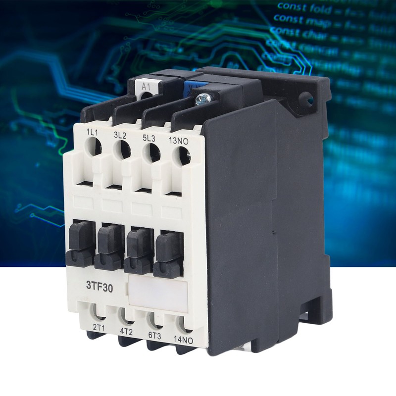 AC Contactor DIN Rail Mount Circuit Control Contactor 50Hz 9A