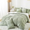 Lanqinglv Tufted Bed Linen 135 x 200 cm Green Boho