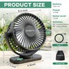 Grow Tent Fan 6”, Magnetic Fan for Greenhouse Plant with