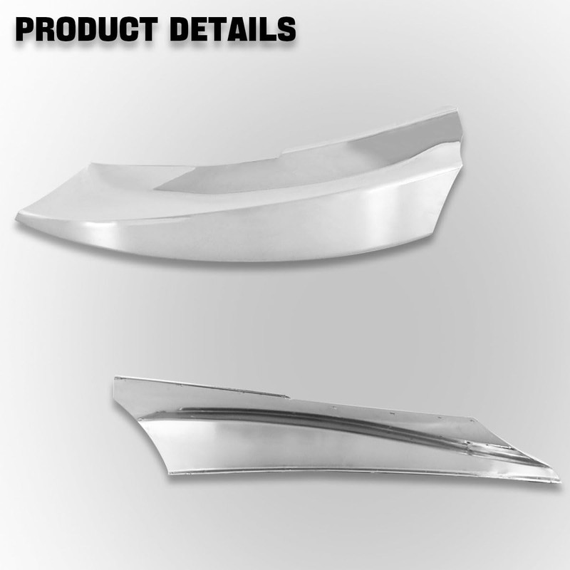 Seassauto Corner Bumper Chrome-Plated Corner Compatible With 2002-2018 International Prostar