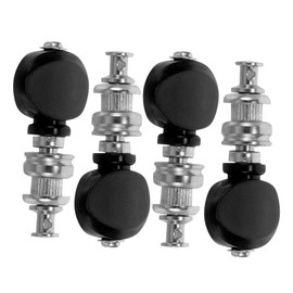 CORHAD 4Pcs Nickel-Plated Ukulele Tuning Pegs Small Adjustable Tuners for Beginners Universal Instrument Tuning Tools Easy Installation Ukulele Accessories
