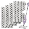 Extolife 4 Pack Steam Mop Pads Replacement for Shark Steam