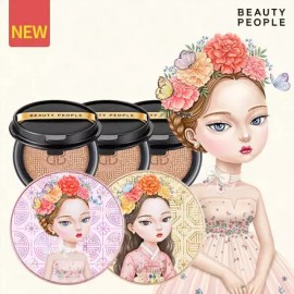 Cheolbyeoknyeo 뷰티피플 철벽녀 소이 단백질 앰플 쿠션 총 5개용량 (본품2+리필3) Beauty People Steel Wall Woman Soy Protein Ampoule Cushion Total 5 Capacity (Main Item 2 + Refill 3) [No. 21]