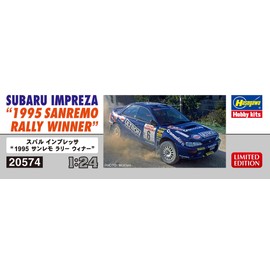 Hasegawa 1/24 Subaru Impreza 1995 Sunremolary Winner Plastic Model 20574