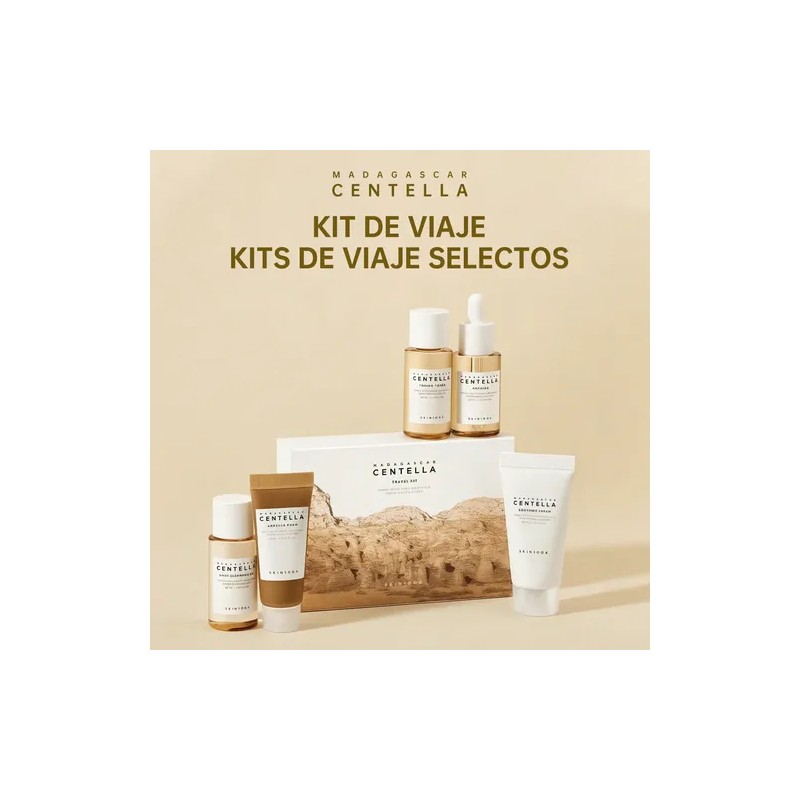 Skin1004 Kit De Viaje Centella Madagascar Calmante 5 Pzs