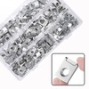 Knpwer Pack of 150 Thread Clip Nut Set, U-Type Sheet