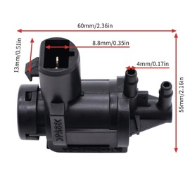 HiSport Turbo Boost Pressure Solenoid Converter Valve 7L1Z-9H465-B Compatible with Ford Lincoln 4WD Actuator Replaces TCA91 7L1Z9H465B