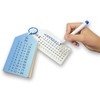 Addition Flashcards (0-10) and Multiplication Flashcards (0-12) with Key Rings,