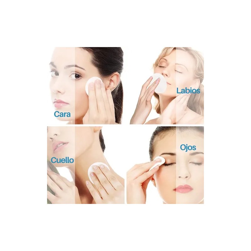 Esponja Limpieza Facial Almohadilla Desmaquillante 4 Pzs F