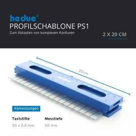 Hedue Frame Template PS1, 2 x 8 ", P142