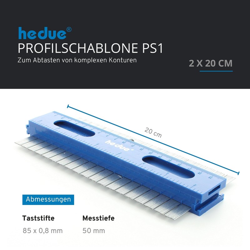 Hedue Frame Template PS1, 2 x 8 ", P142