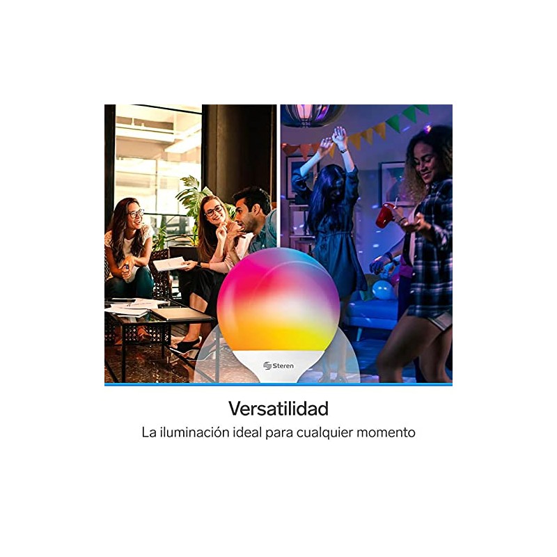 Steren Foco LED Wi-Fi RGBW multicolor de 15 W SHOME-122