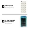 19PCS False Eyelash Extension Practice Tool Kit Eyelashes Make Up