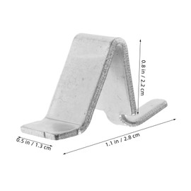 TEHAUX 10pcs Shelf Supports Heavy Duty Cabinet Shelf Clips for Long Term Use for Office and Display Cabinets Sturdy Structure Lightweight and Easy to Store