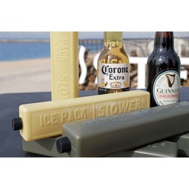 SLOWER SLW336 Ice Pack Curve Lunch Box, Mini, Vertical Length 7.9 inches (20 cm), For Gaps, Set of 3, CMC, Long Time Cooling