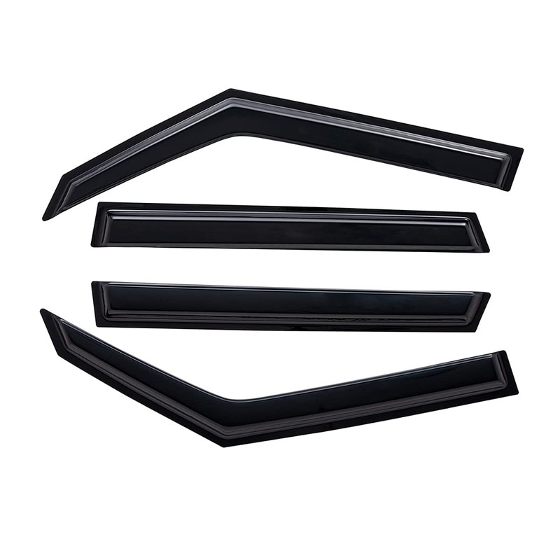 Lightronic Extra Durable Outside-Mount Auto Vent Window Visor, Fits 2014-2019