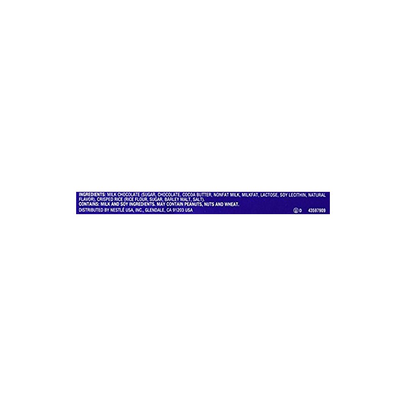 Nestle Crunch Bars, 1.55 ounces Boxes (Pack of 36)