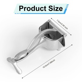 Hand Juicer, Aluminum Alloy Lemon Squeezer Citrus Juicer Hand Press Bar Juicer Handheld Heavy Duty Manual Fruit Juice Extractor Presser for Pomegranates Citrus Orange Juice Maker