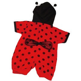 Lito Angels Ladybug Marienkäfer Kostüm Kleid für Baby, Body Strampler Onesie Verkleidung Größe 12-18 Monate 86