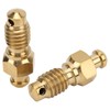 2Pcs Disc Brake Bleeder Screw Titanium Alloy M6 Rust Resistance