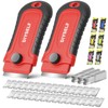 DIYSELF 2 Pack Razor Blade Scraper with 30 Pcs Blades