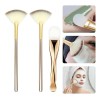 3pz Brochas Faciales Silicona Para Mascarillas Y Limpiadores