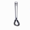 Stainless Steel Mini Spring Egg Beater Silicone Whisk Magic Hand