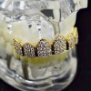 Best Grillz 18k Gold Plated Grillz CZ Simulated Iced Bling