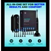 Dentrino Electric Toothbrush Kit w 12 Heads,5 Function: Brush,whitenin
