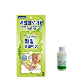 Free foot clover ring 120 pieces 1 bottle shampoo Toe care/itching/athlete&#39;s foot fungus inhibition / 쾌발 클로버링 120매 1통 샴푸증정 발가락관리/가려움/무좀균억제