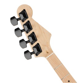 Jiozermi Black Semi-closed Guitar Tuners Pegs, 3L+3R String Tuning Pegs Keys Machine Heads Set Guitar Replacement Parts for Acoustic or Electric Guitar