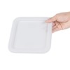 Restaurantware-LID ONLY: Met Lux Food Container Lid, 1 Square Lid