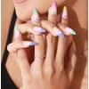 Paintlab Uñas Press On Paintlab 24 Uñas Diseño Colores Con