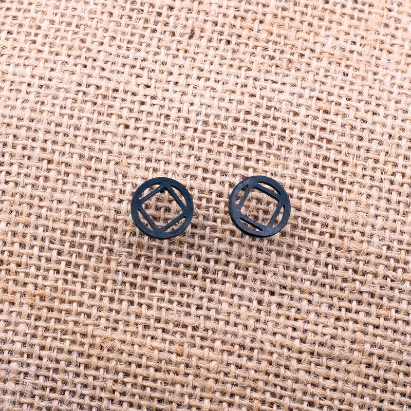 NA Earring Recovery Sobriety Gift Narcotics Anonymous Jewelry (NA Earring
