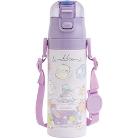 San-X Sumikko Gurashi Compact 2-Way Stainless Steel Bottle KA29601 H 8.7 x W 2.8 inches (220 x 70 mm)