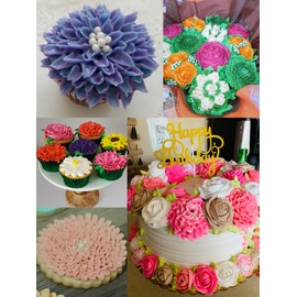 3 Pcs Piping Nozzle #81 – Specialty Petal Piping Tip for Blooming Flowers, Ribbons, and Decorative Textures