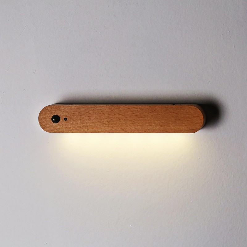 HBGFHG LED Motion Sensor Night Light Battery Operated Wall Light-USB