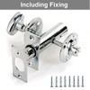TERF® Heavy Duty Polished Chrome 60mm Thumb Turn Security Bolt