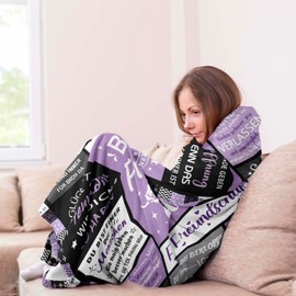 AOWINS Best Friend Gifts, Gift for Best Friend, Birthday Gift for Best Friend, Birthday Gift for Best Friend, Gifts for Women, Girlfriends Gift Blanket, 150 x 130 cm