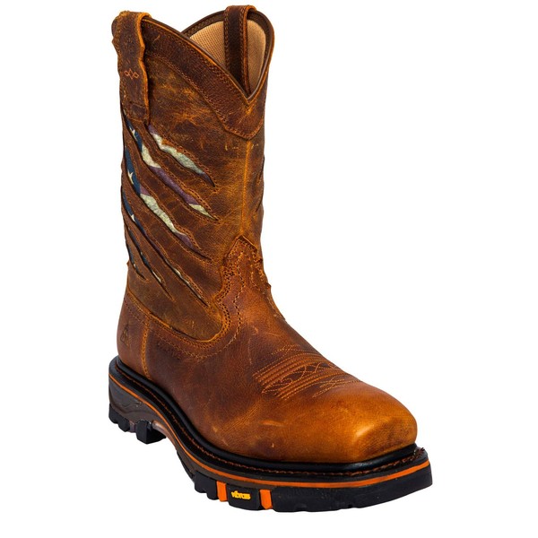 Cody James Men's Flag Western Work Boot Nano Composite Toe