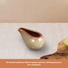 Luxshiny 100ml Gravy Boat, Ceramic Creamer Pitcher Mini Gravy Sauce