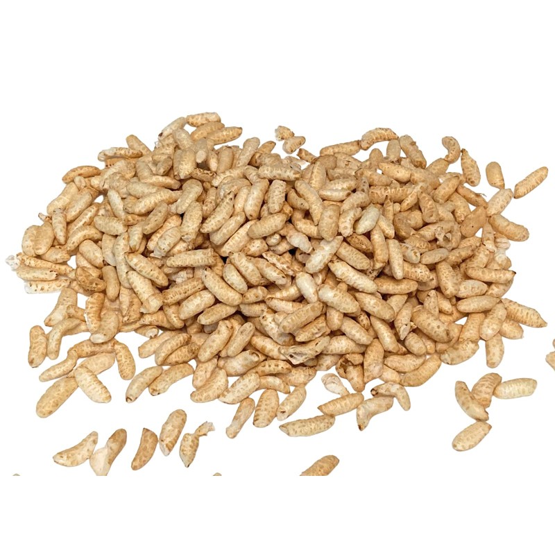Organic Puffed Brown Rice, Non-GMO, Gluten-Free Whole Grain Snack, Toasted