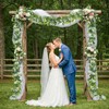 6FT Eucalyptus Garland with Flowers, 8 Pack Artificial Greenery Garland