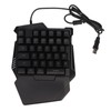 Goshyda One Handed RGB Gaming Keyboard, Professional Ergonomic USB Wired