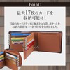 Legare Carbon Leather Bi-Fold Wallet, Large Capacity, Holds Lots of