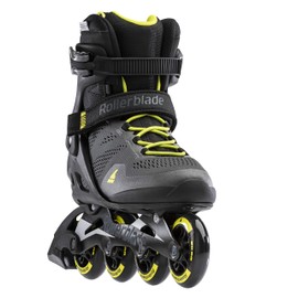 Rollerblade Macroblade 80 Men's Adult Fitness Inline Skate, Black and Lime, Performance Inline Skates