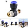 2pcs Tube Air Flow Speed Controller Pipe Pneumatic Fitting Regulator