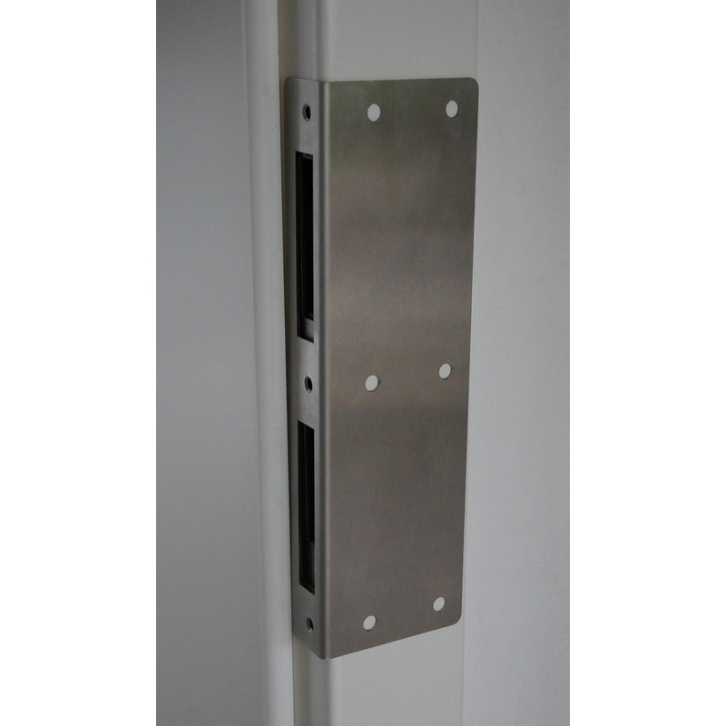 Stainless Steel Safety Strike Plate for Front Doors, Room Doors
